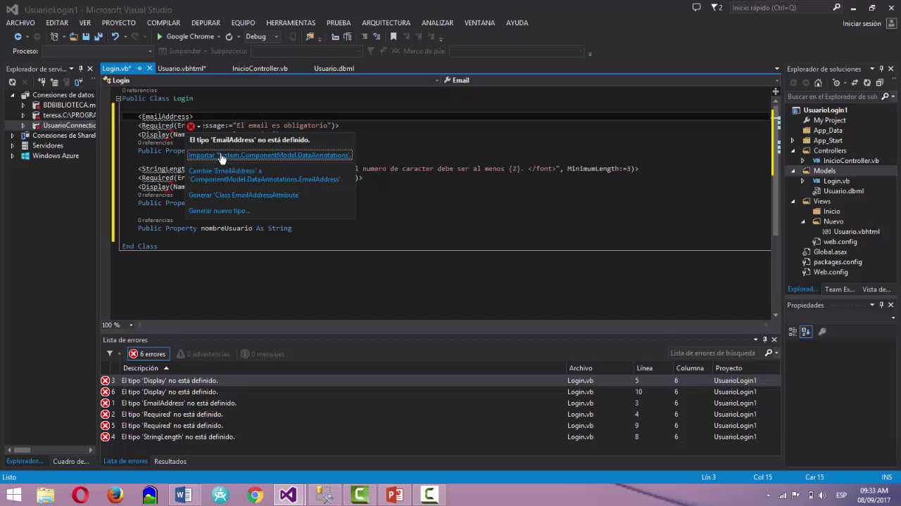 Login con MVC en visual basic - YouTube