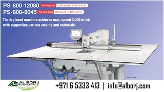 Juki PS-800 Down Quilt - Pattern Sewer - Available at Al Borj Machinery LLC - alborj.com