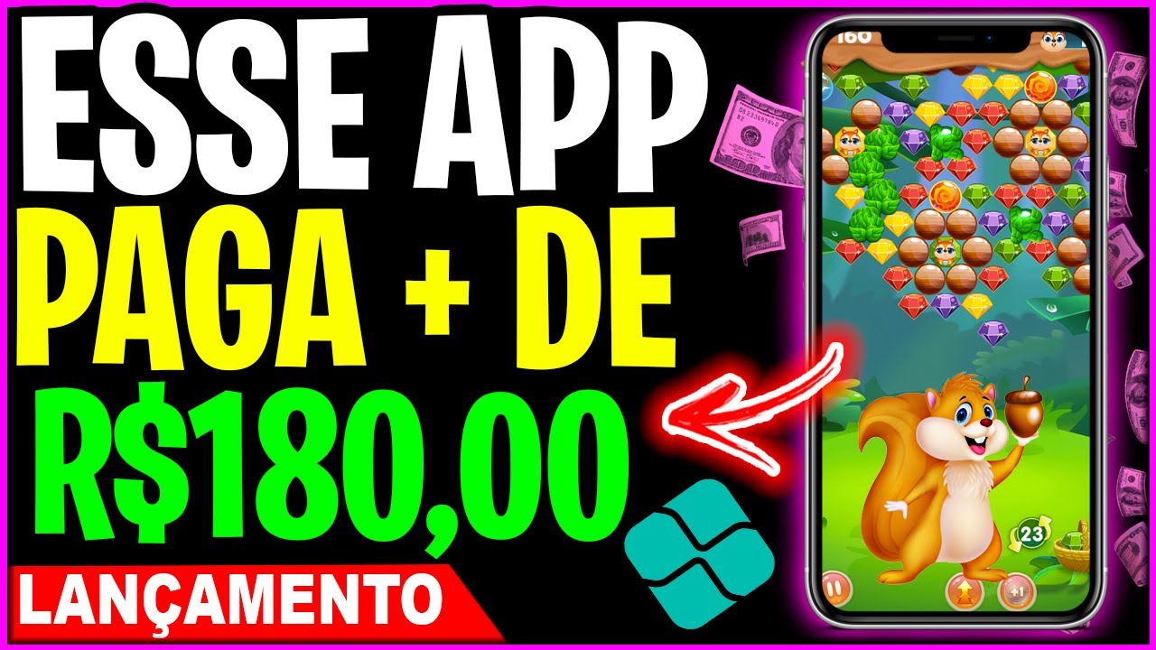 ⚡[PAGANDO NA HORA] Bubble Shooter App de JOGO que PAGA de VERDADE