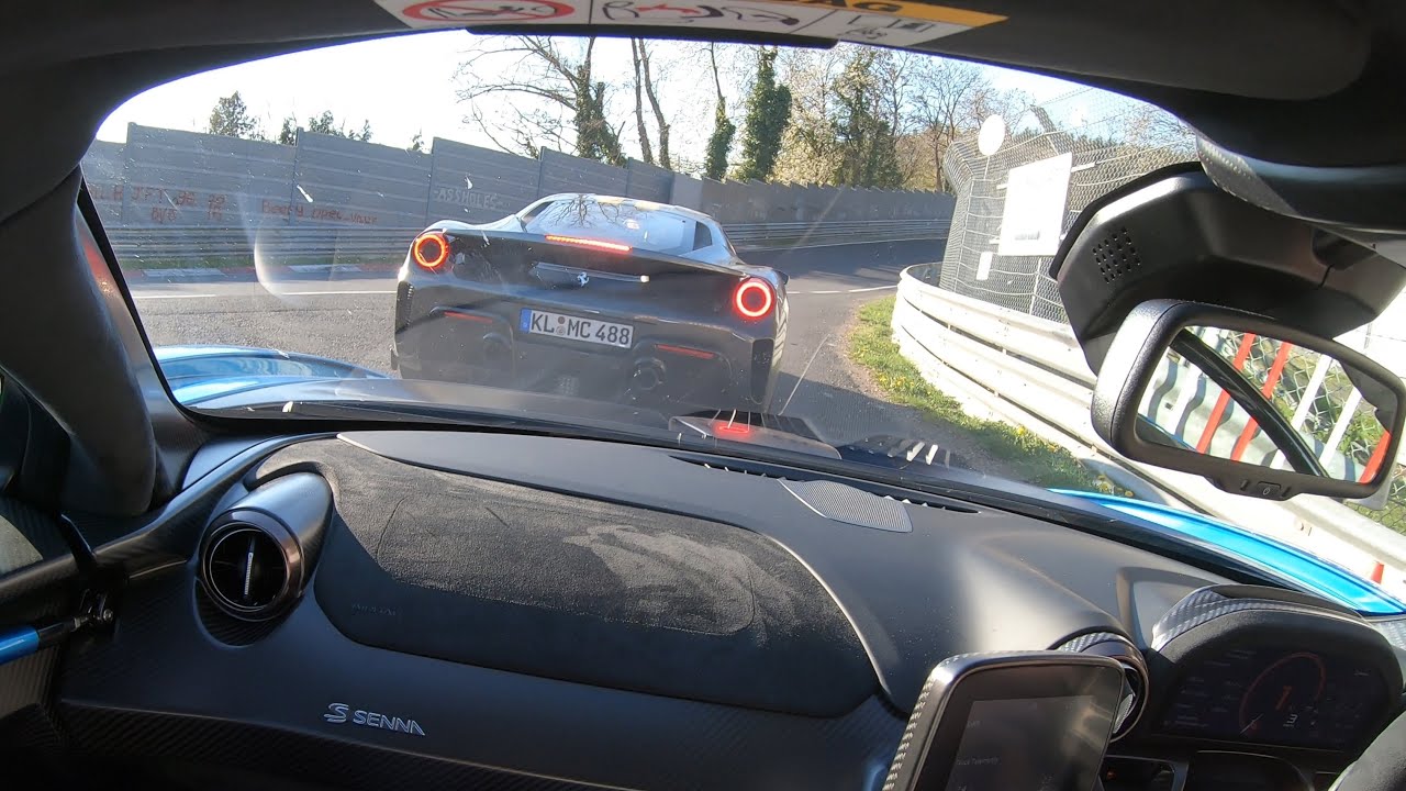 Mclaren Senna Ferrari 488 Pista Nürburgring Easter Lap