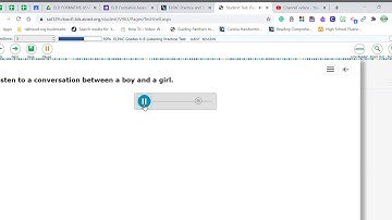 ELPAC LISTENING  GRADES 6 8 ASSESSMENT #3 QUESTION 1