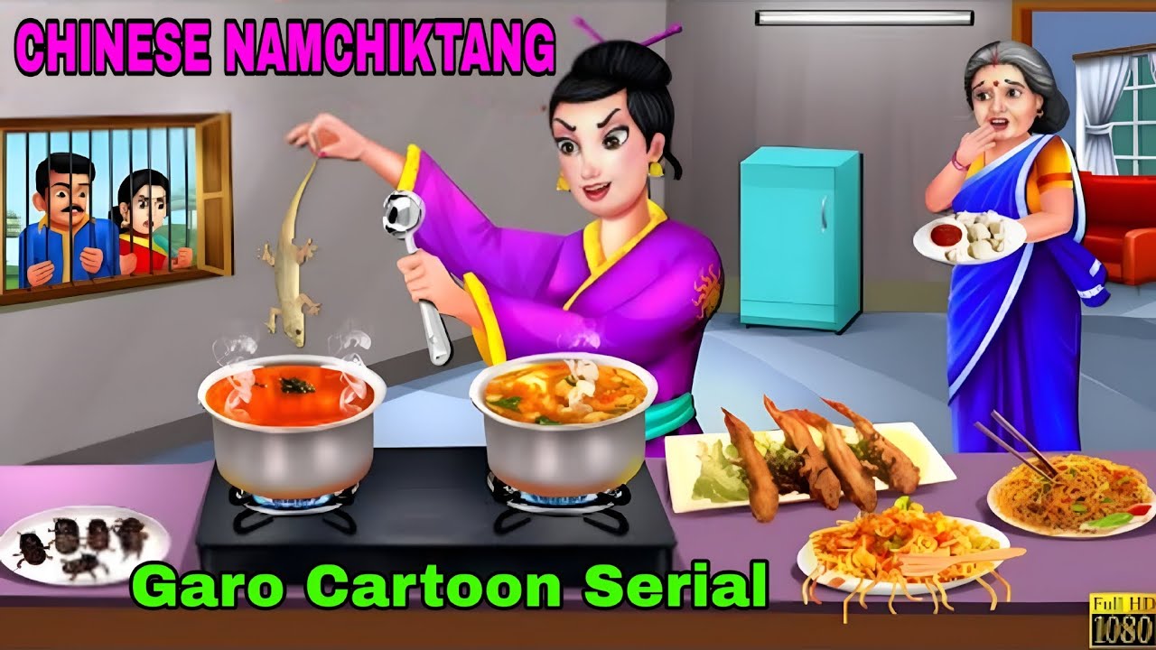 Chinese Namchiktang || Garo cartoon Serial film Video story||