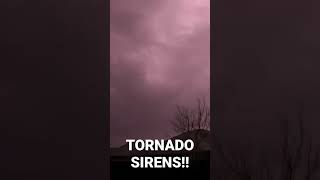 Tornado sirens going off in Edmond, OK.  #okc #tornado #edmond #sirens