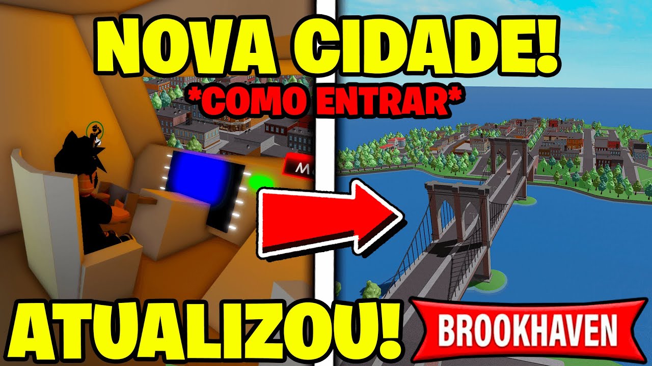 ATUALIZAÇÃO!* COMO ENTRAR NA NOVA CIDADE 2022 NO BROOKHAVEN RP (Roblox) 