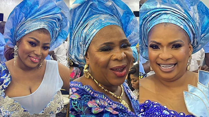 ACTRESS ZAINAB BAKARE, MADAM SAJE, YETUNDE WUNMI REIGN AS THEY HONOR MC OLUOMO DAUGHTERS WEDDING