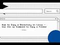 How to Copy a Folder to a Subdomain in Linux | Step by Step Tutorial