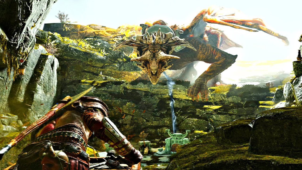 pix Dragon Fafnir God Of War 4 god of war 4 fafnir the dragon secret encounter