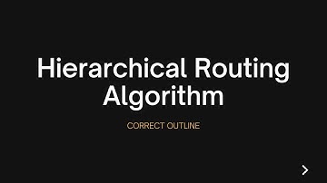 Hierarchical Routing Algorithm شرح | Network 2 بالعربي
