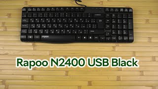 Розпаковка Rapoo N2400 Usb Black