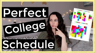 How To Schedule College Classes (tips and advice)
