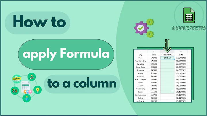 Google Sheets: How To Apply Formula To An Entire Column