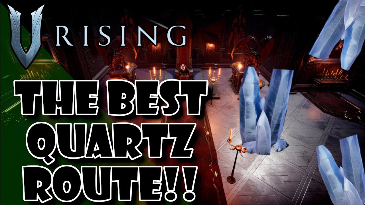 The BEST Route to Farm Quartz in V Rising