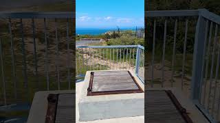 view from one of the repurposed ww2 bunkers #island
