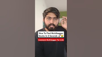 How To Find Multibagger Stocks #shorts #multibagger #stockmarket