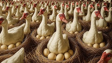 How Duck Farming Make Million Eggs and Meat 🦆- Duck Modern Poultry Farm Technology