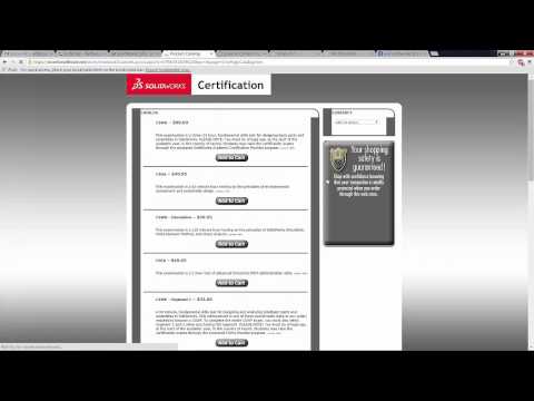 SOLIDWORKS - Customer Portal Certification Codes