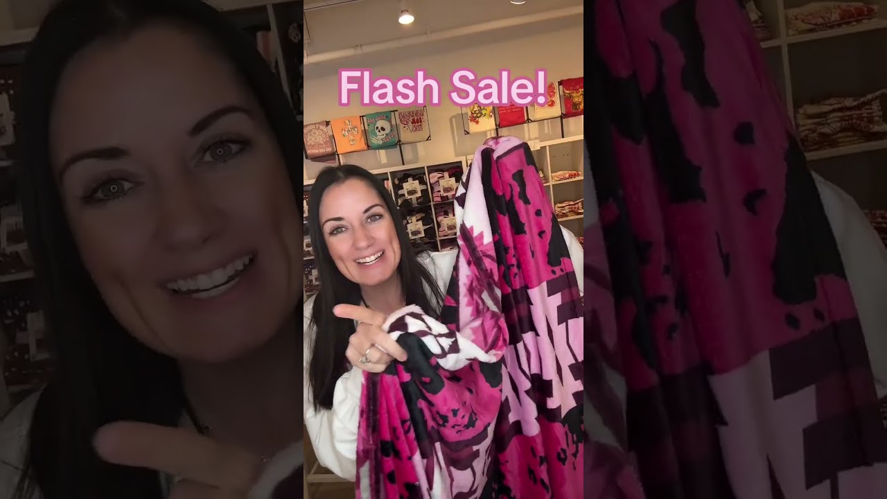 🌸 Moo-ve over regular blankets, this pink cow print beauty is here to steal the show! 🐄💕 Soft,