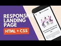 Responsive Landing Page Using HTML + CSS