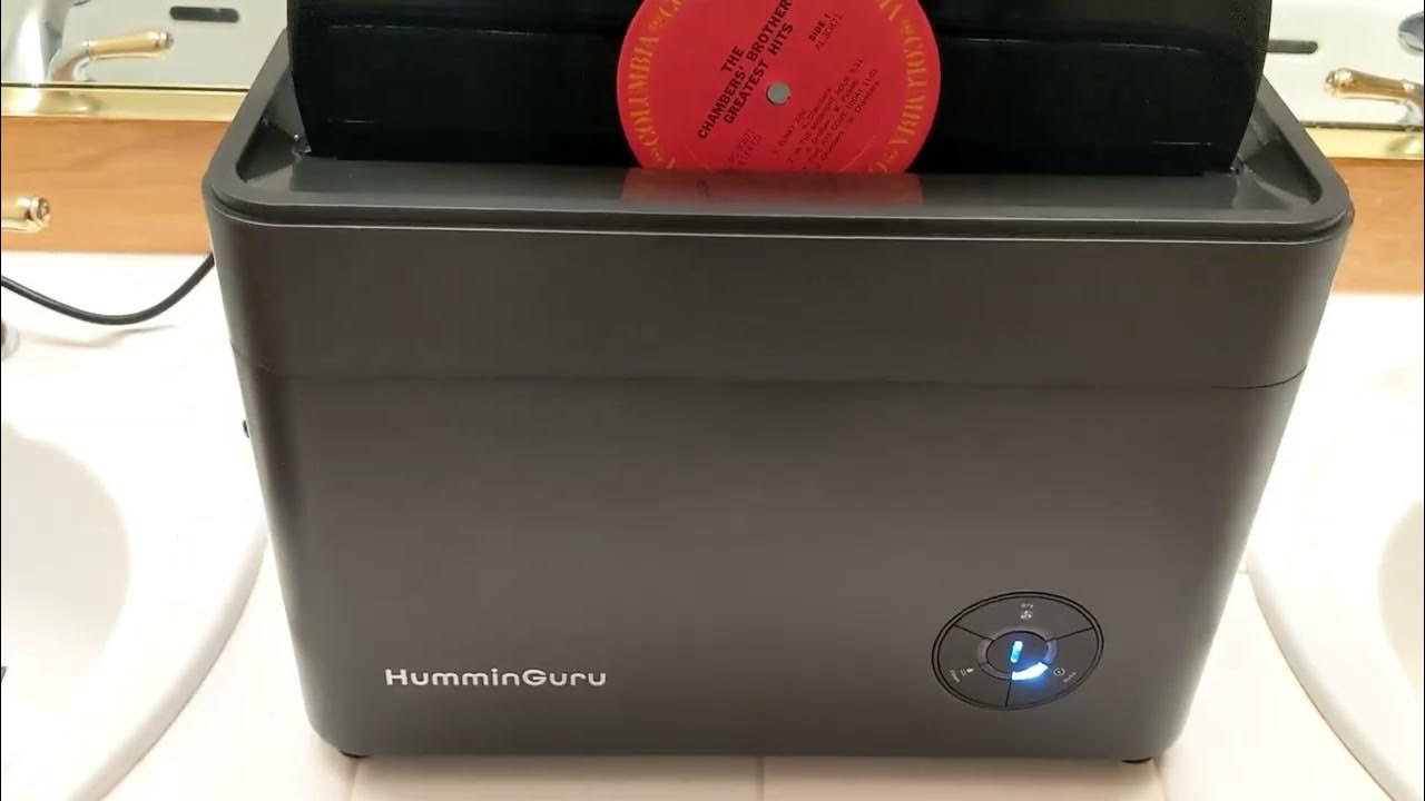 HumminGuru Ultrasonic Record Cleaner Review YouTube