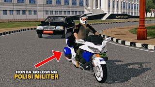 MOD BUSSID HONDA GOLDWING POLISI MILITER MENGAWAL MOBIL PRESIDEN screenshot 4