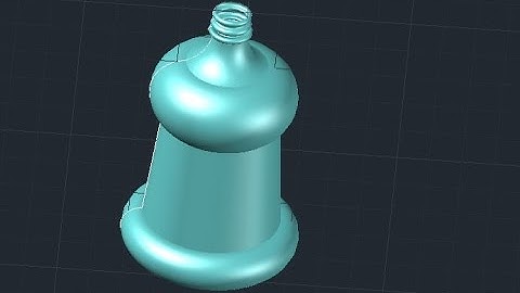 3D Bottle Design - AutoCAD (Basic)