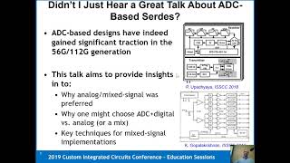 CICC ES3-4 - 'Mixed-signal electrical interfaces' - Prof. Elad Alon