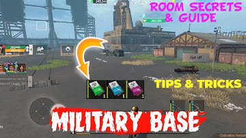 MILITARY BASE TIPS AND TRICKS/ALL RADIATION ROOMS LOCATIONS #lastislandofsurvival #ldrs #popoy