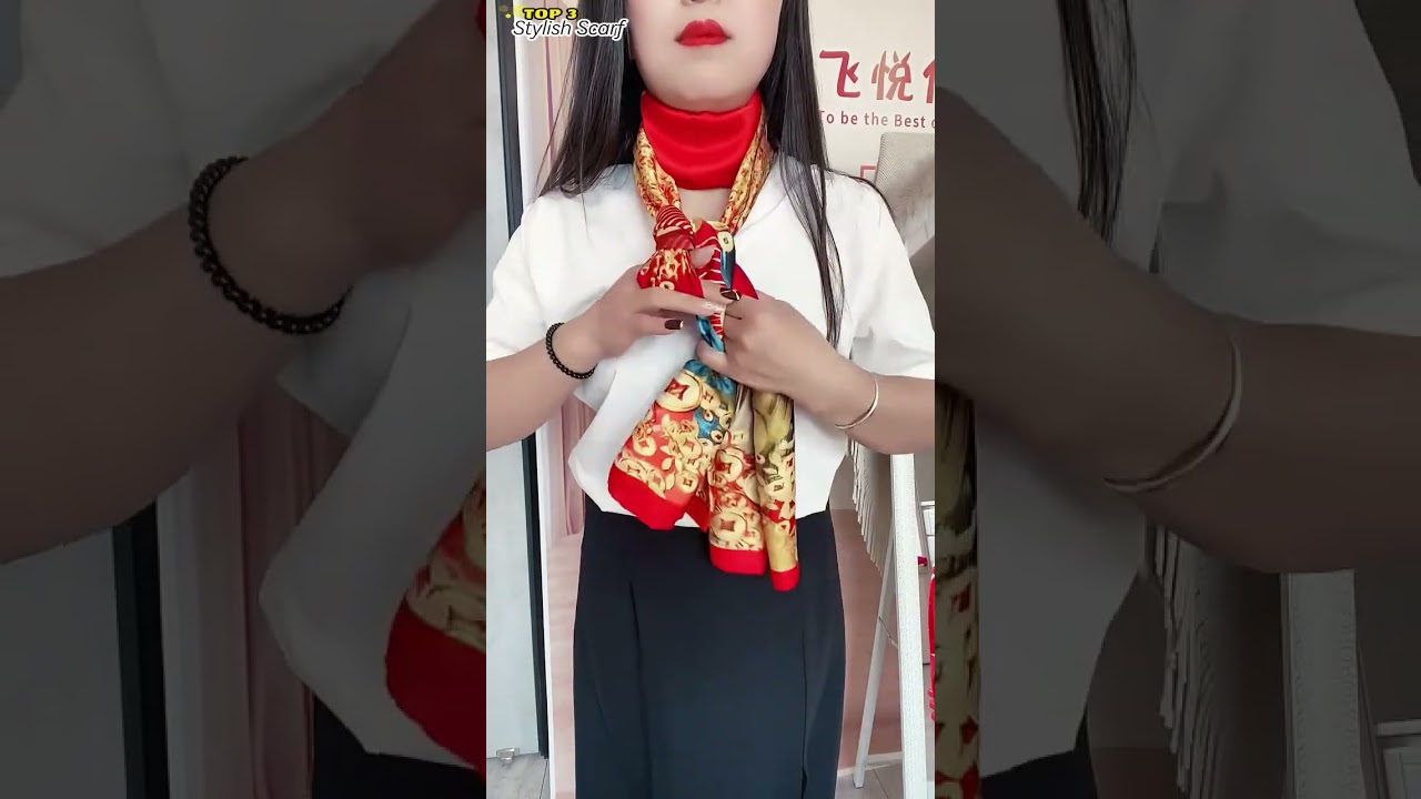 3 Trendy Ways to Tie a Scarf 🧣 | Easy Stylish Scarf Styles for Girls #ScarfWearing #OOTD #Fashion