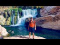 Fossil Springs Trail - Hiking the Fossil Creek Wilderness Area to a Waterfall