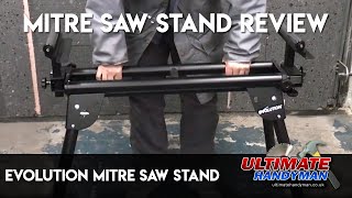 The Evolution mitre saw stand can be used with any Evolution mitre saw or chop saw, plus other makes of saw which makes this 
