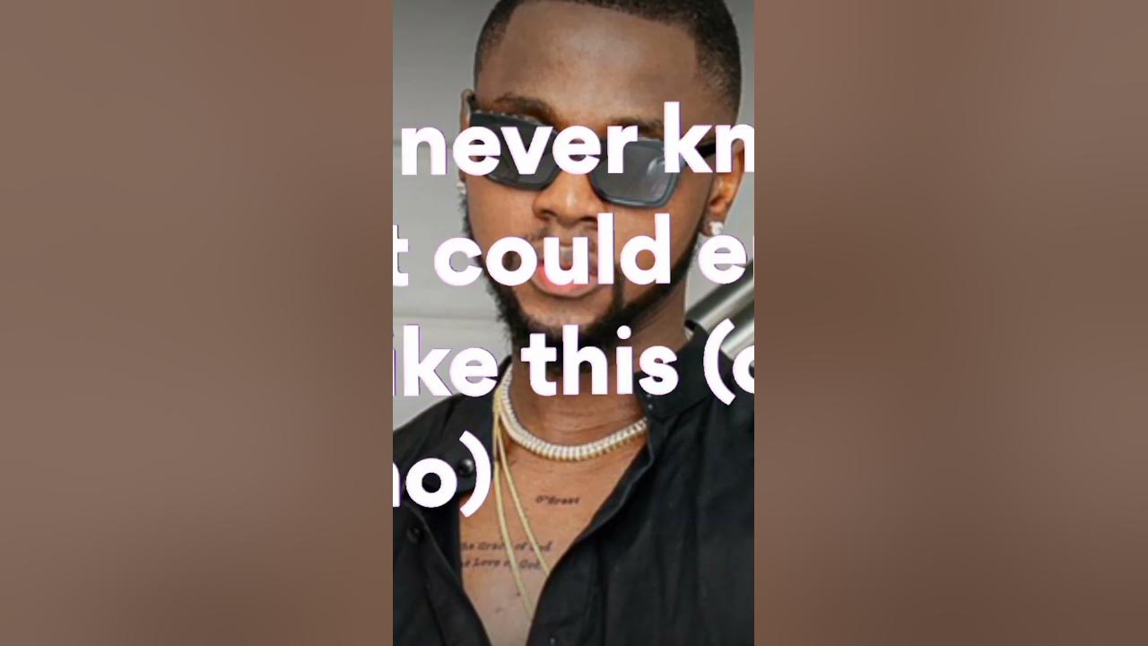 Kizz Daniel Pour me water(Lyrics Video) kizzdaniel afrobeat lyrics