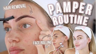 MY PAMPER ROUTINE! SKINCARE, HAIR CARE, HAIR REMOVAL + MORE!