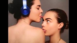 Kendall Jenner and Cara Delevingne Naked and Licking