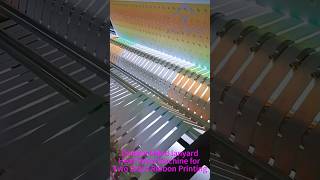 Double Sided Lanyard Heat Press Machine Simultaneous Front & Back Printing Demo