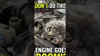 Never Pour Water on a Hot Engine! | Avoid Serious Damage#engineoverheat #cartips #carmaintenance