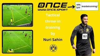 Borussia Dortmund - tactical throw-in training by Nuri Şahin