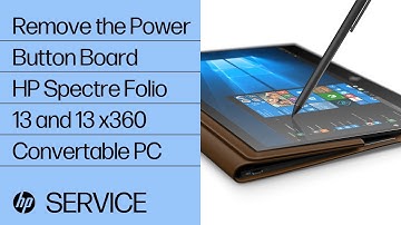 Remove the Power Button Board | HP Spectre Folio 13 and 13 x360 Convertable PC | HP