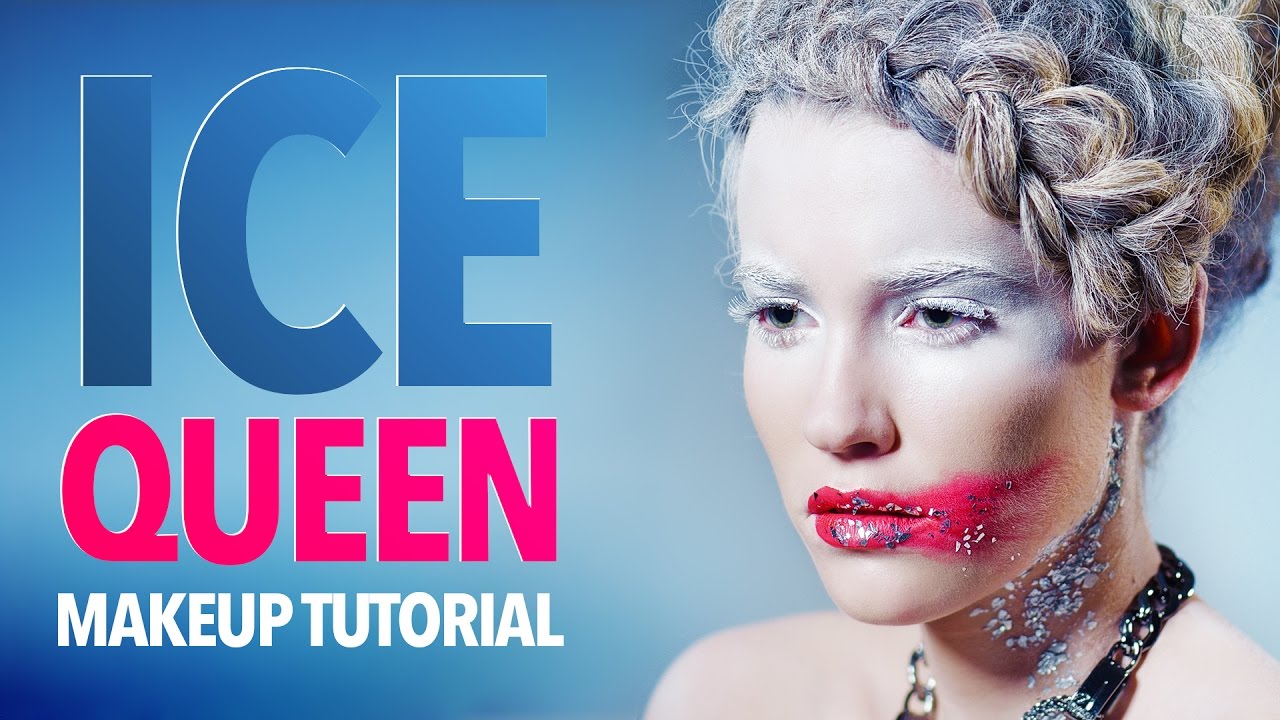 Ice Queen Look Makeup Hair Tutorial YouTube
