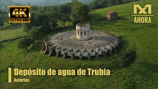 DEPÓSITO DE AGUA DE TRUBIA (OVIEDO - ASTURIAS) A VISTA DE DRON [4K]