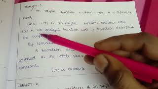 An elliptic function without poles is a constant