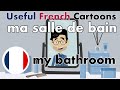 Learn Useful French: ma salle de bain - my bathroom - Easy French with subtitles