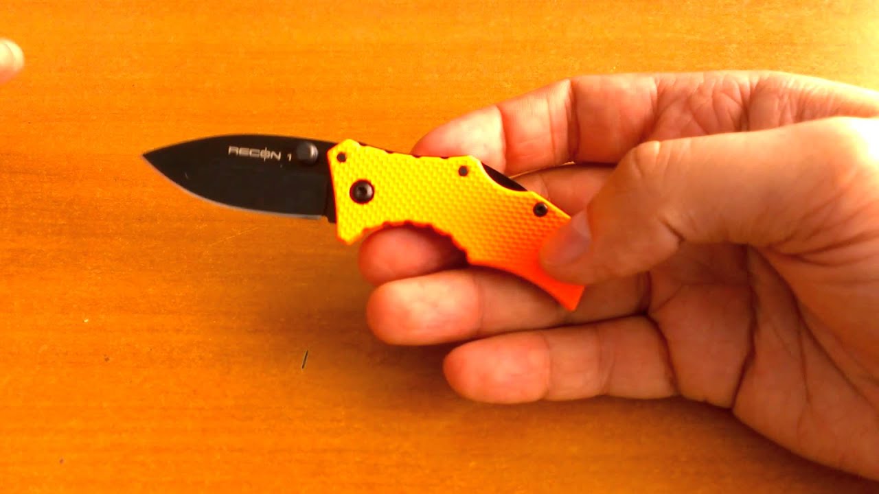 Cold Steel MICRO RECON 1 SPEAR POINT. Первые впечатления.