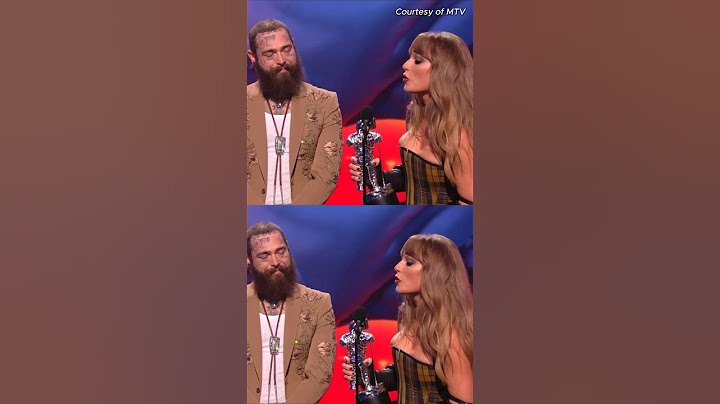 #PostMalone never forgets to be polite to #TaylorSwift. 🥹 (🎥: Courtesy of MTV) #shorts