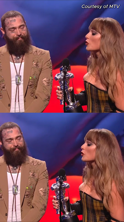 Download lagu #PostMalone never forgets to be polite to #TaylorSwift. 🥹 (🎥: Courtesy of MTV) #shorts