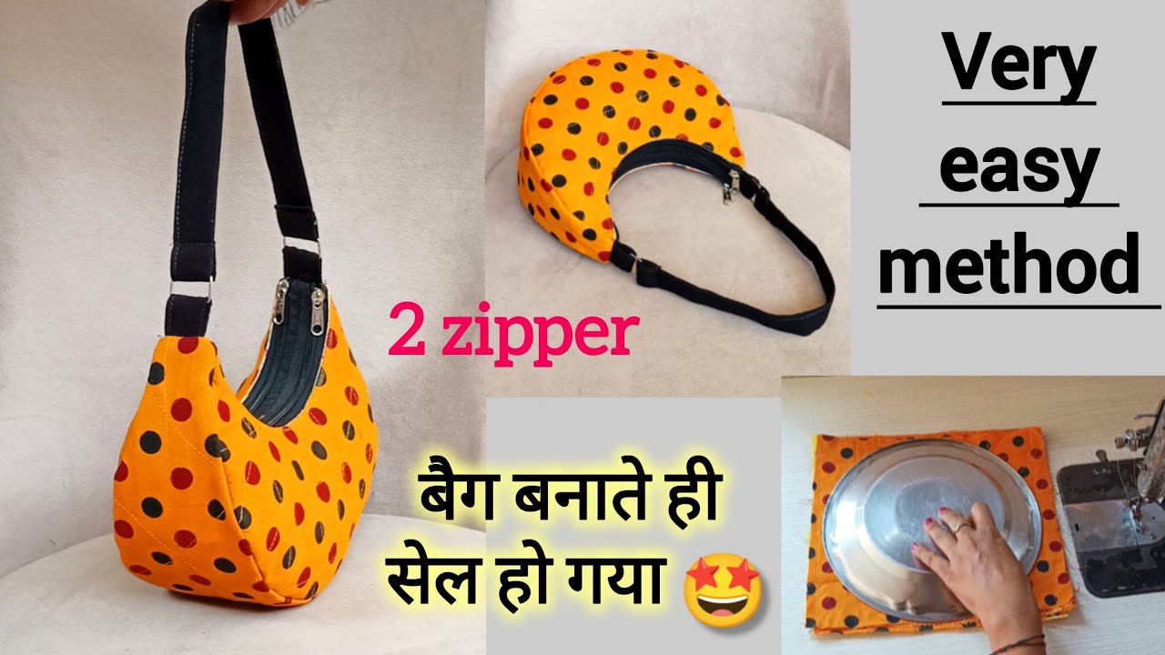 बैग बनाते ही सेल हो गया 🤩/How to make handbag ladies purse 👛#diy