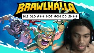 15 minutes of Brawlhalla rage (BROKE MY MONITOR)