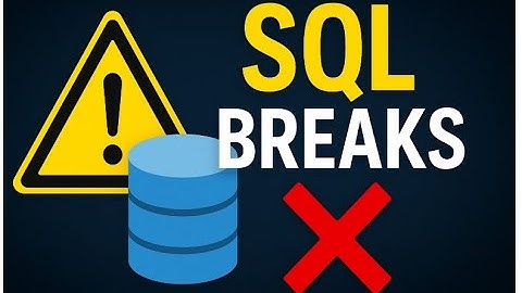 This One SQL Mistake Breaks Production Systems