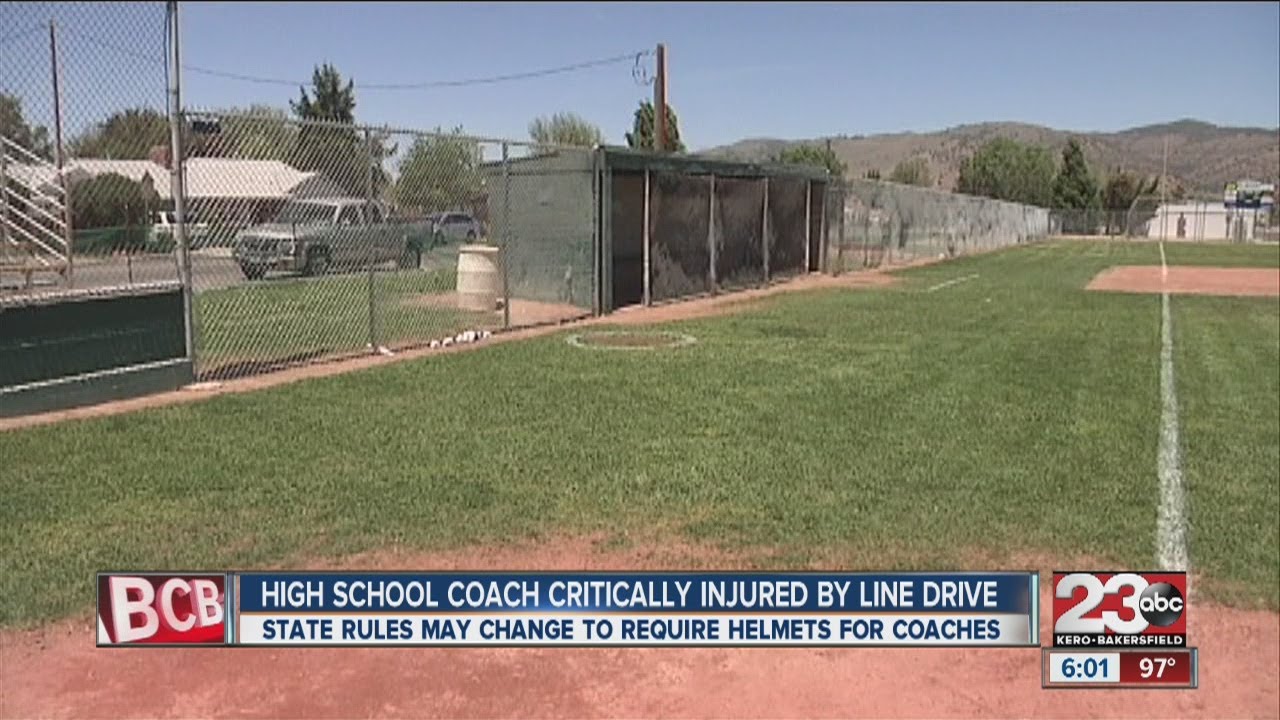 Local baseball coach recovering after serious hit to the head YouTube