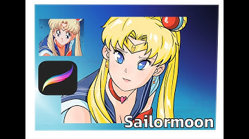 [SPEEDPAINT] SAILOR MOON REDRAW #PROCREATE