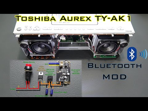 Toshiba Aurex TY-AK1 Mod - Part 2: Bluetooth Mod - YouTube